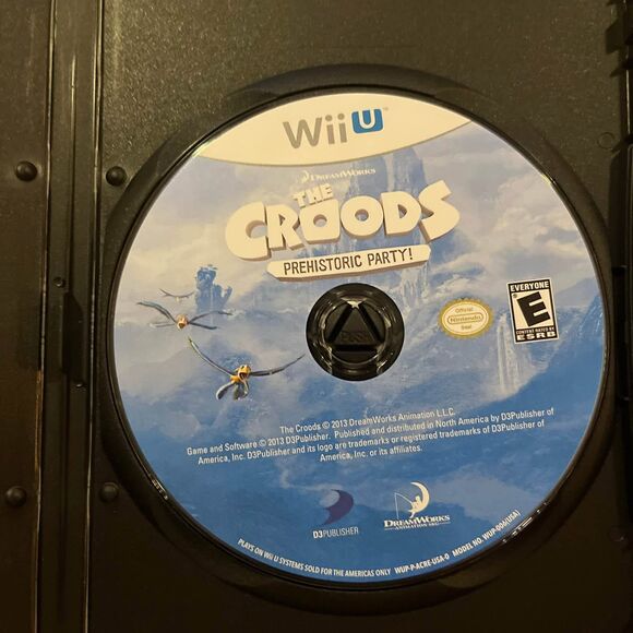 Croods: Prehistoric Party (Nintendo Wii U, 2013) Disc Only - Picture 1 of 2